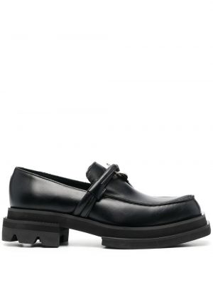 Pantofi loafer din piele Jordanluca negru