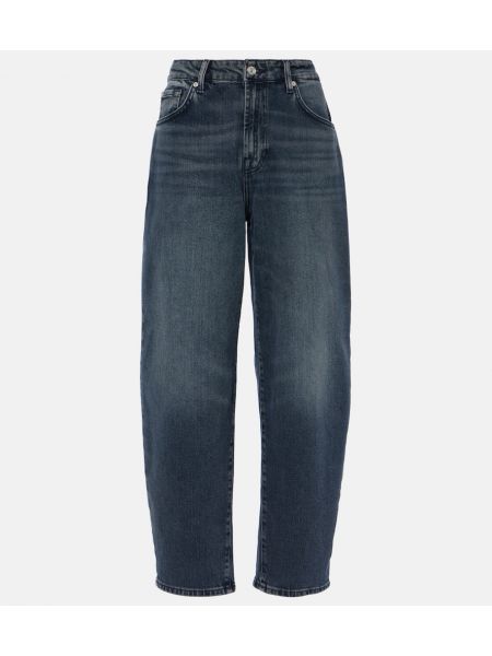 Jeans skinny a vita alta 7 For All Mankind grigio
