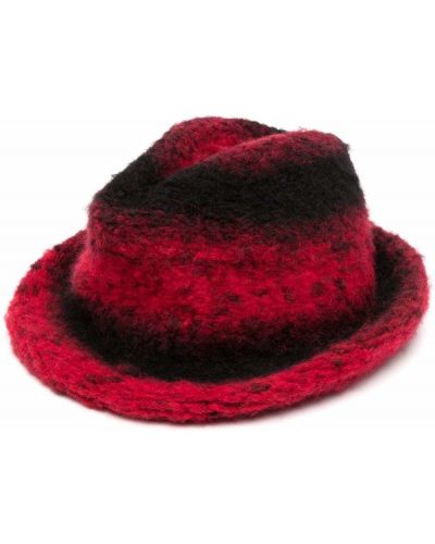Sombrero de punto Paul Smith rojo