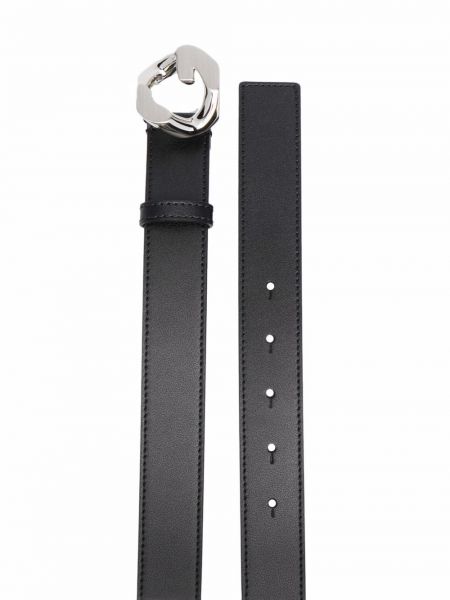 Cinturón con hebilla Givenchy negro