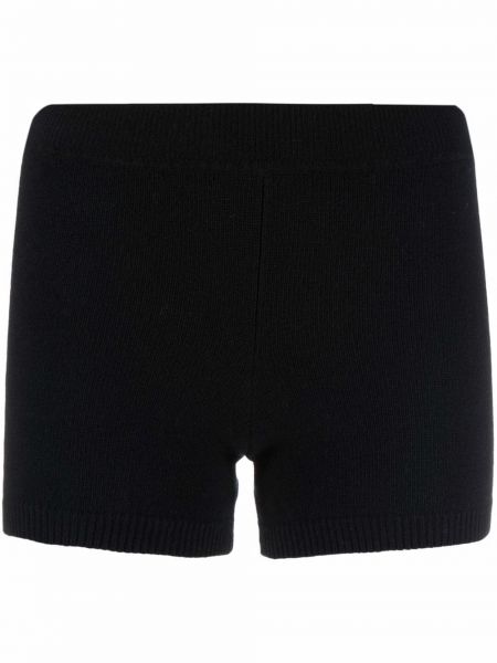 Pantalones cortos ajustados de punto Ami Amalia negro