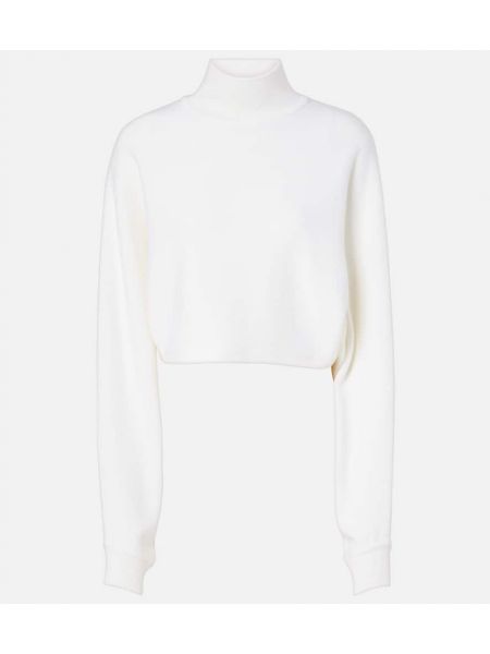 Ull turtleneck Alaia hvit