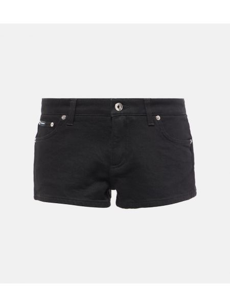 Lavtaljet denimshorts Dolce&gabbana sort