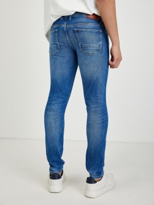 Priliehavé slim fit priliehavé skinny fit džínsy Pepe Jeans modrá