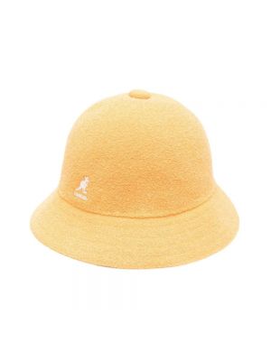 Pomarańczowy kapelusz Kangol