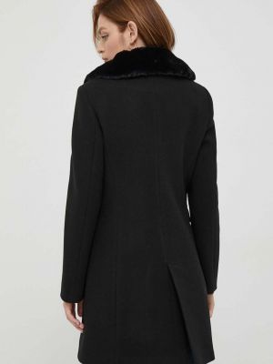 Vlněný kabát Artigli černý