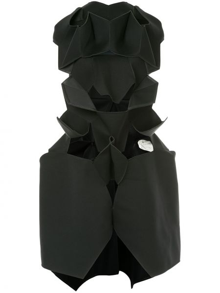 Mini šaty bez rukávů Junya Watanabe Comme Des Garçons Pre-owned - černá