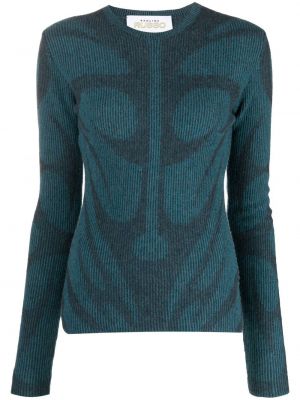 Вълнен пуловер Paolina Russo синьо