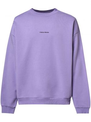 Pull en tricot à imprimé A Better Mistake violet