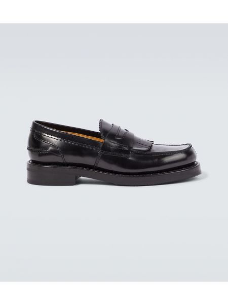 Skinn loafers Our Legacy svart