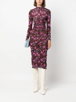 Geblümtes kleid mit print Dvf Diane Von Furstenberg