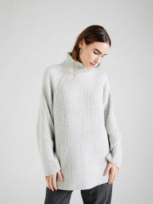 Pull en tricot Gina Tricot gris