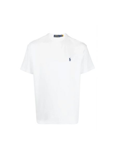 Haftowana koszulka Ralph Lauren biała
