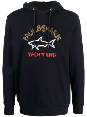 Hoodie Paul & Shark blå