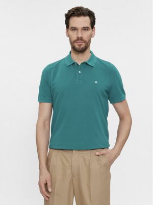 Poloshirt United Colors Of Benetton grün