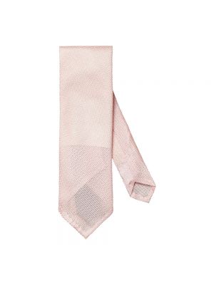 Różowy jedwabny krawat Eton
