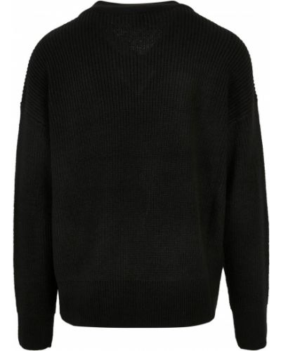 Džemper s v-izrezom Urban Classics crna