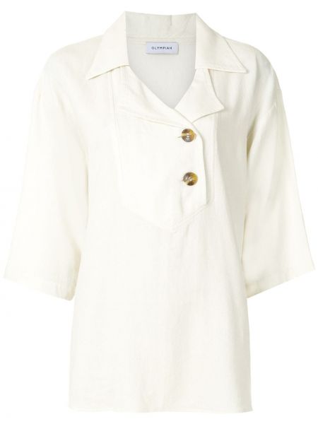 Блуза с копчета Olympiah бяло
