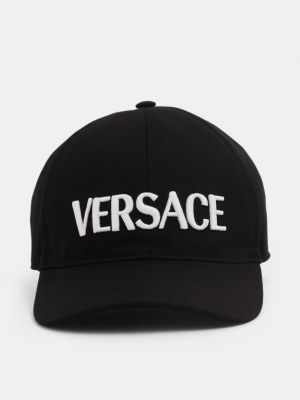 Черная кепка Versace