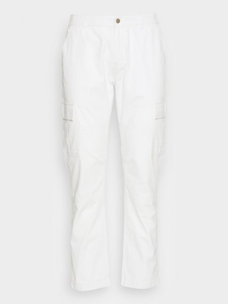 Spodnie cargo Denim Project białe