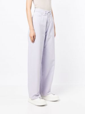 Jeansy skinny relaxed fit Ymc fioletowe