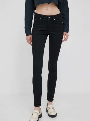 Jeansy skinny Calvin Klein Jeans Czarne