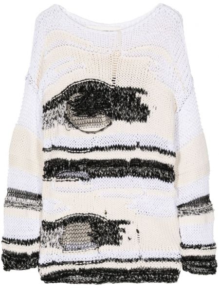 Pamučni laneni džemper Isabel Benenato