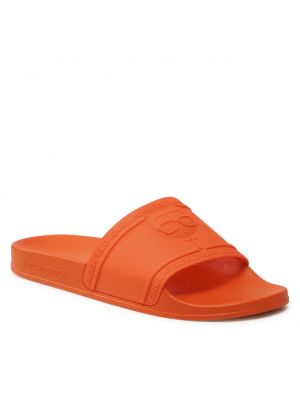 Papuci Karl Lagerfeld portocaliu