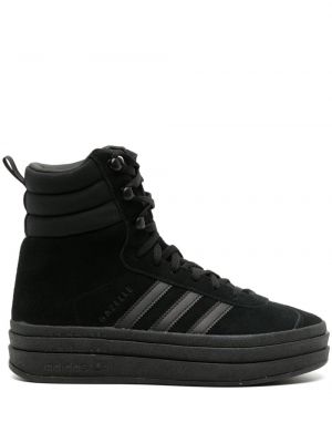 Ριγέ sneakers Adidas Gazelle μαύρο