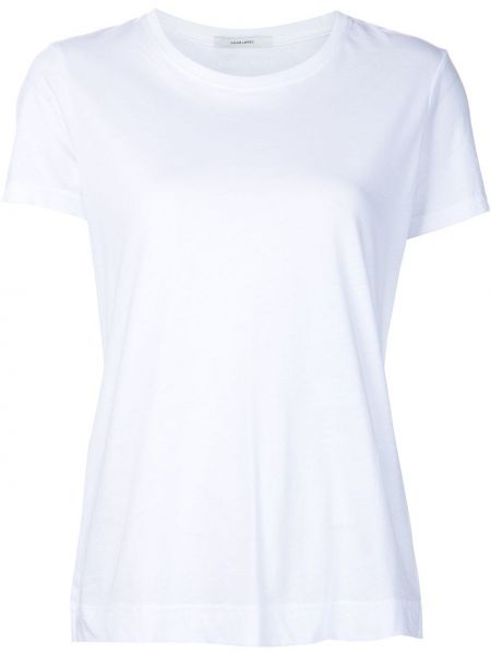 Camiseta de cuello redondo Adam Lippes blanco