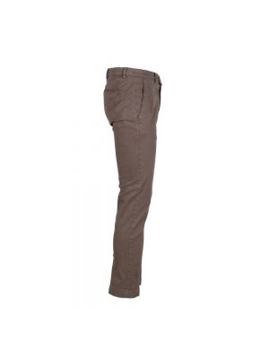 Pantalones chinos slim fit Briglia marrón