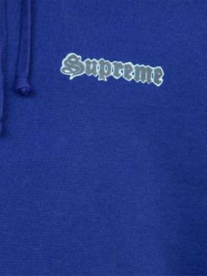 Bluza z kapturem Supreme niebieska