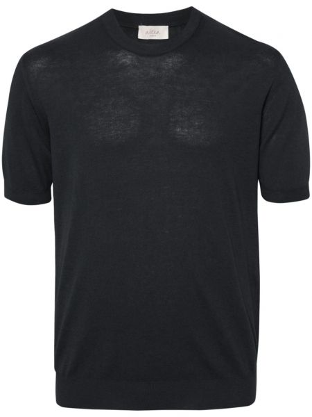 Βαμβακερή μπλούζα με στρογγυλή λαιμόκοψη Altea γκρι