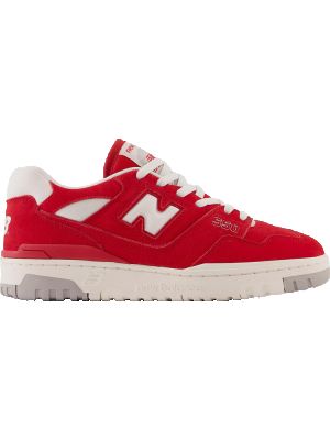 Замшевые кроссовки New Balance 550 красные