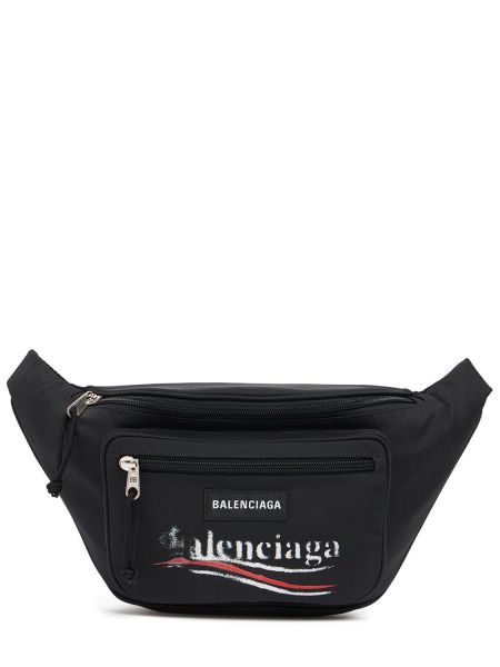 Nylon gürteltasche Balenciaga schwarz