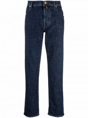 Smal skinny fit-jeans Incotex blå