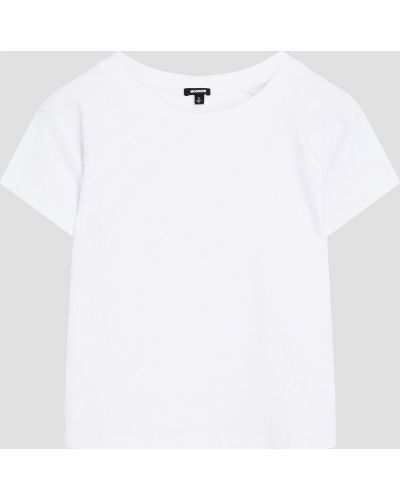T-shirt bawełniana Monrow, biały