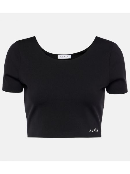 Crop top Alaia sort