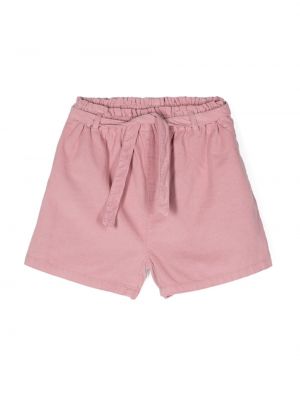 Pantaloncini di velluto a coste Knot rosa