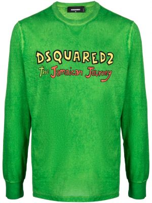 Sweatshirt Dsquared2 grön