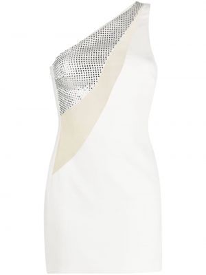 Коктейлна рокля David Koma бяло