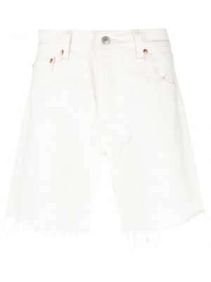 Kratke jeans hlače Levi's® bela