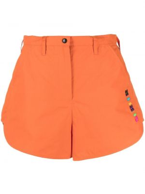 Brodert shorts Emporio Armani oransje