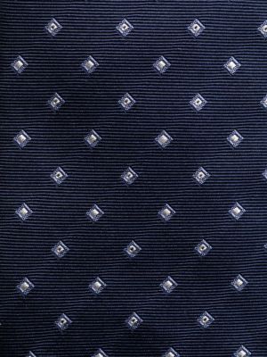 Hedvábná kravata Corneliani modrá