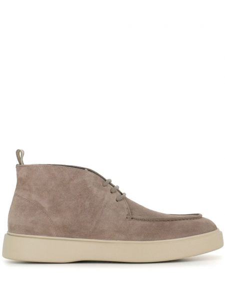 Zamšādas desert boots Officine Creative pelēks