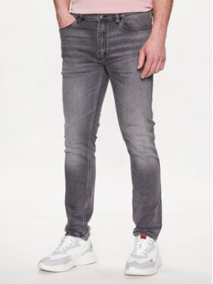 Jeans skinny slim Hugo argenté