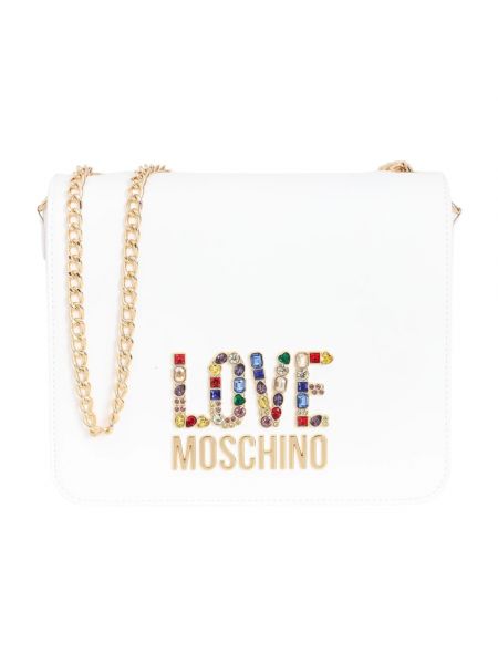 Torba na ramię Love Moschino biała