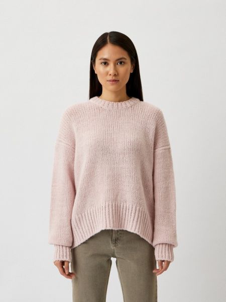 Розовый свитер N21
