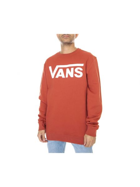 Sweatshirt mit rundhalsausschnitt Vans rot
