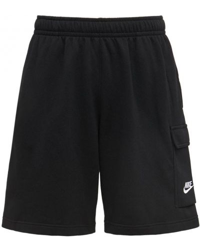 Pamut cargo rövidnadrág Nike fekete